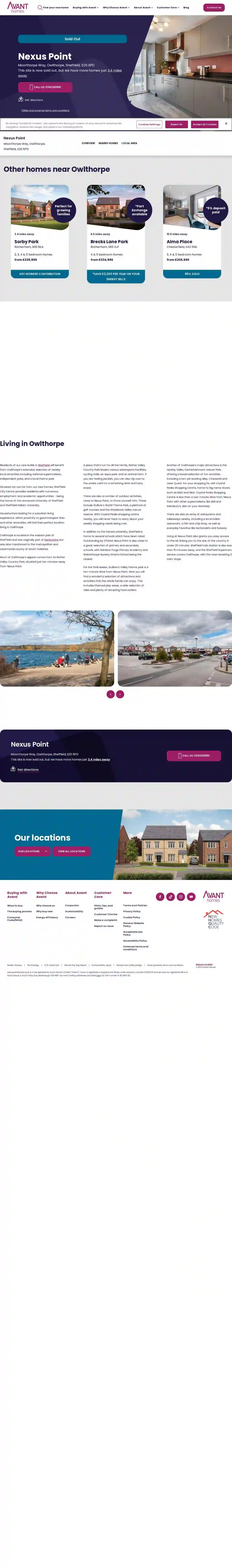 Nexus Point - Avant Homes, Owlthorpe