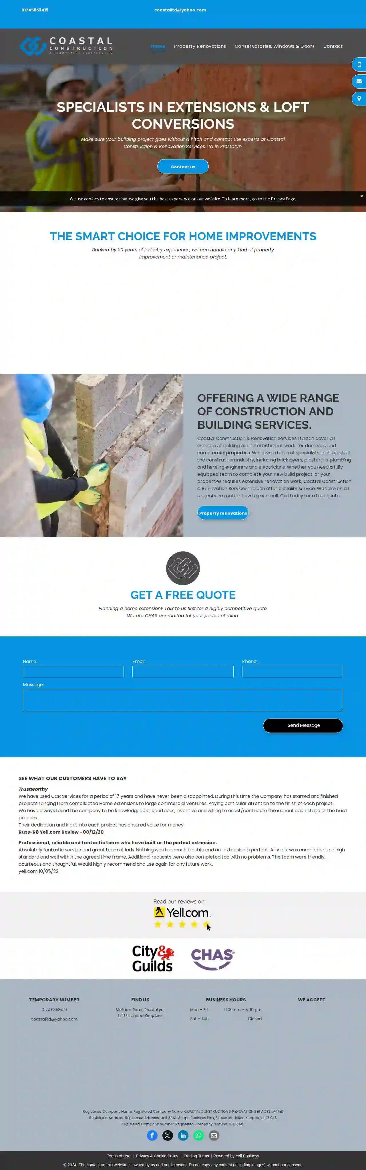 Coastal Construction & Renovation Services Ltd