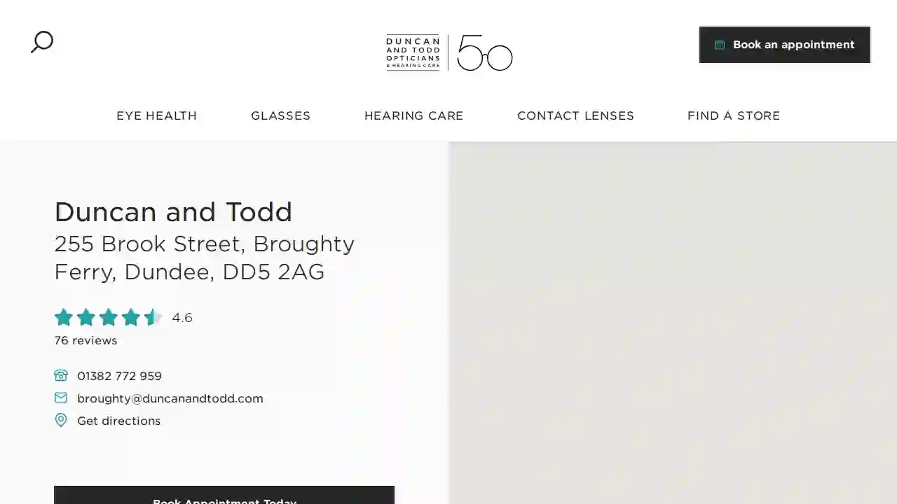 Duncan and Todd Opticians and Hearing Care - Broughty Ferry