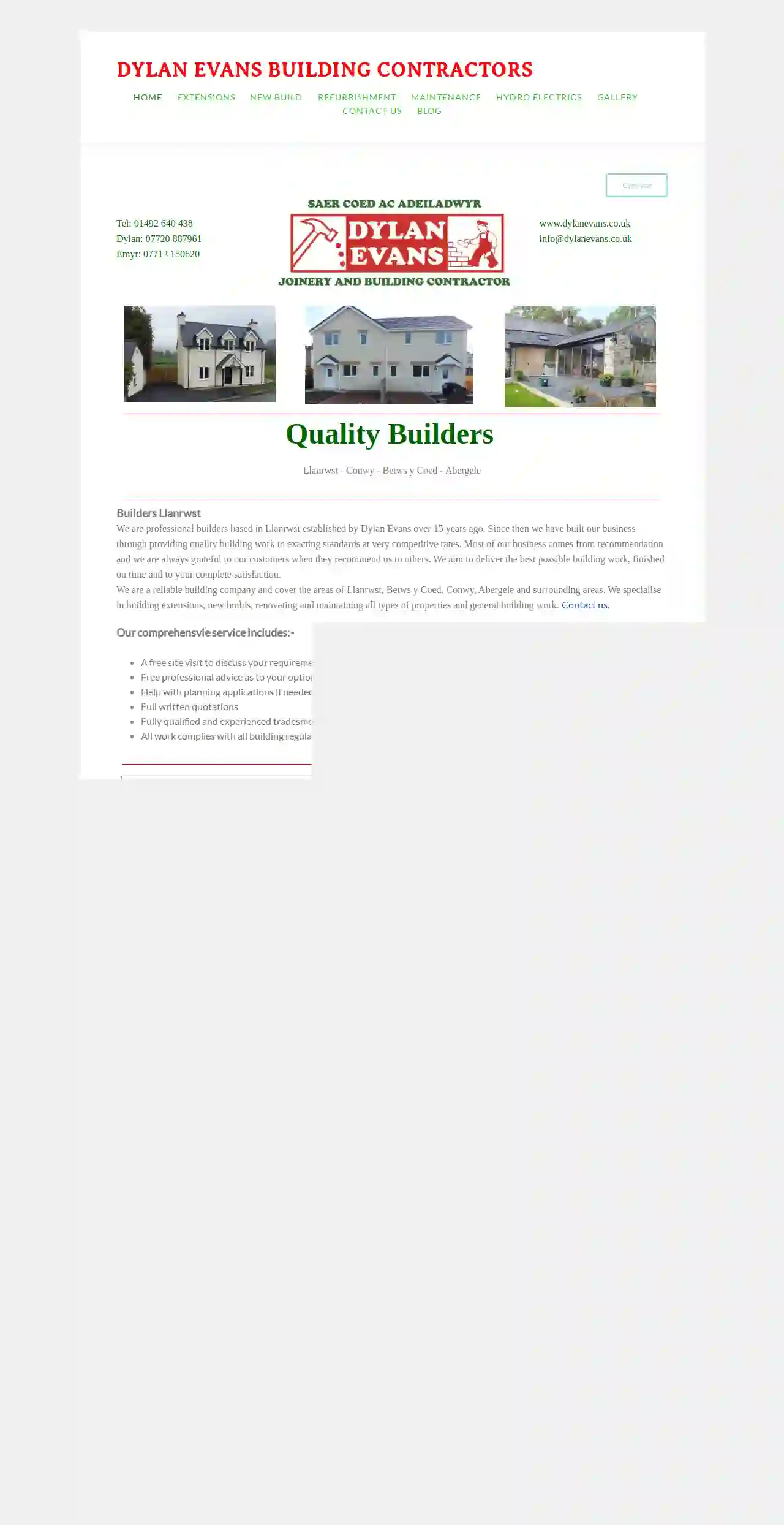 Dylan Evans Building Contractors