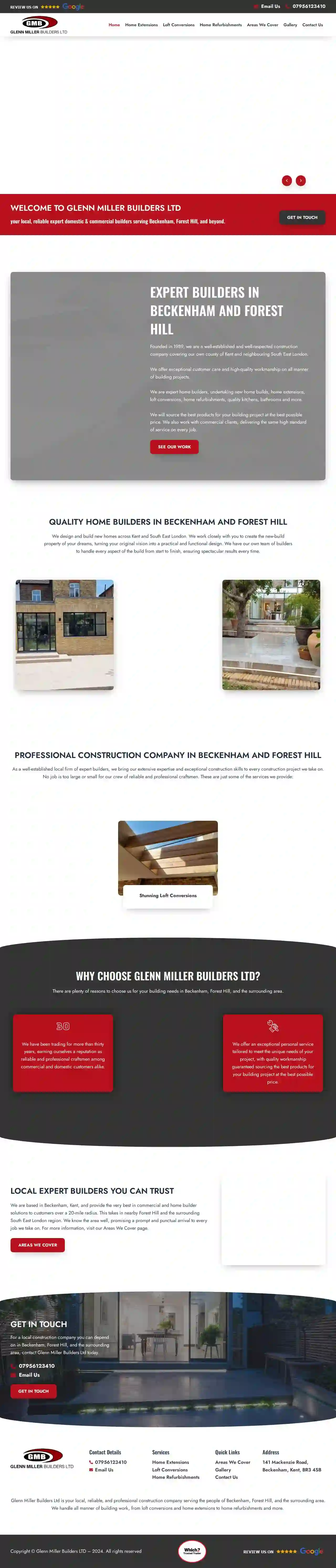 Glenn Miller Builders Ltd - Beckenham