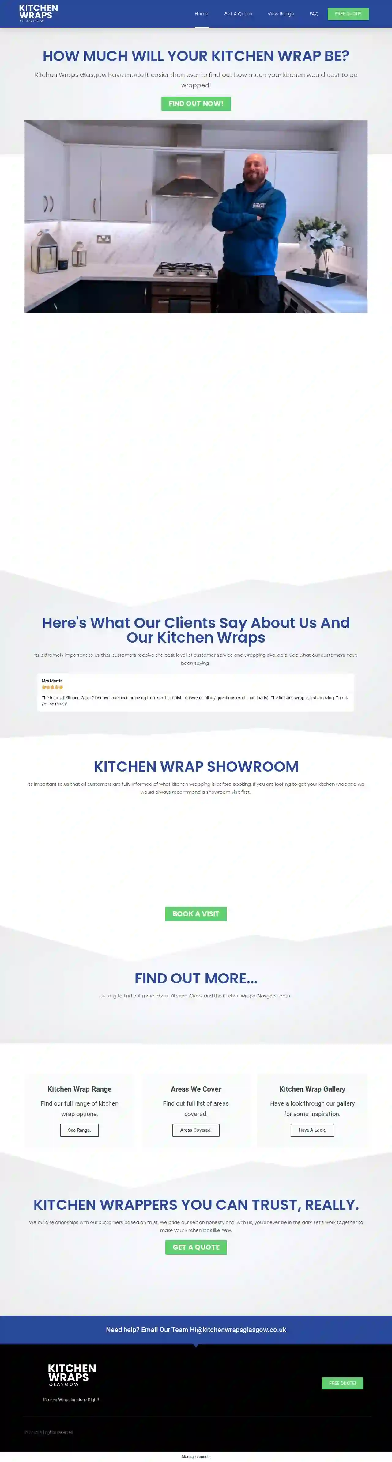 Kitchen Wraps Glasgow