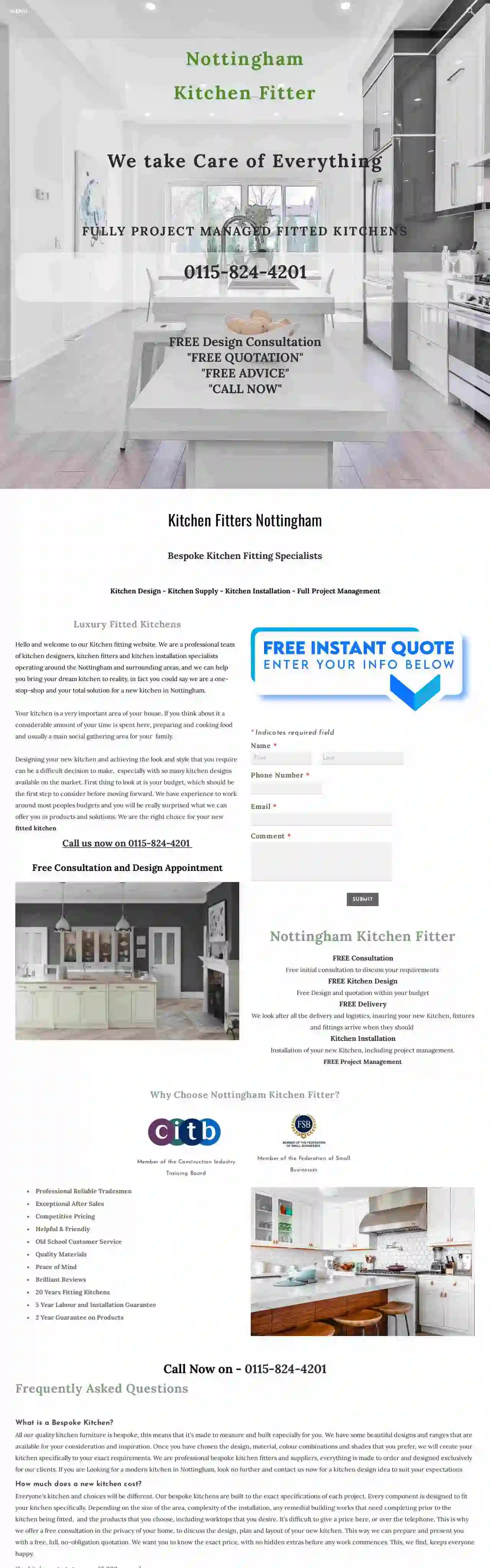 Nottingham Kitchen Fitter