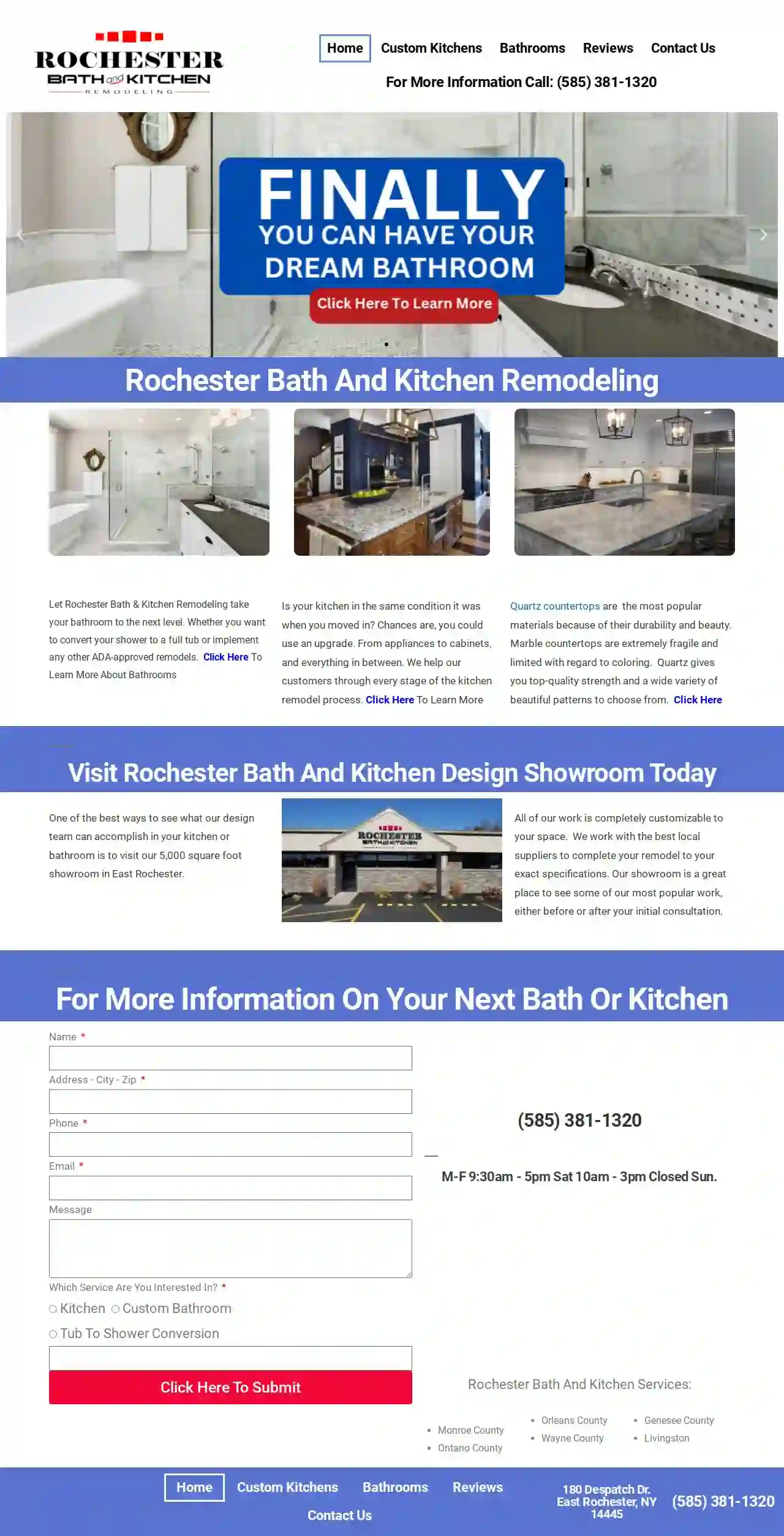 Rochester Bath & Kitchen Remodeling