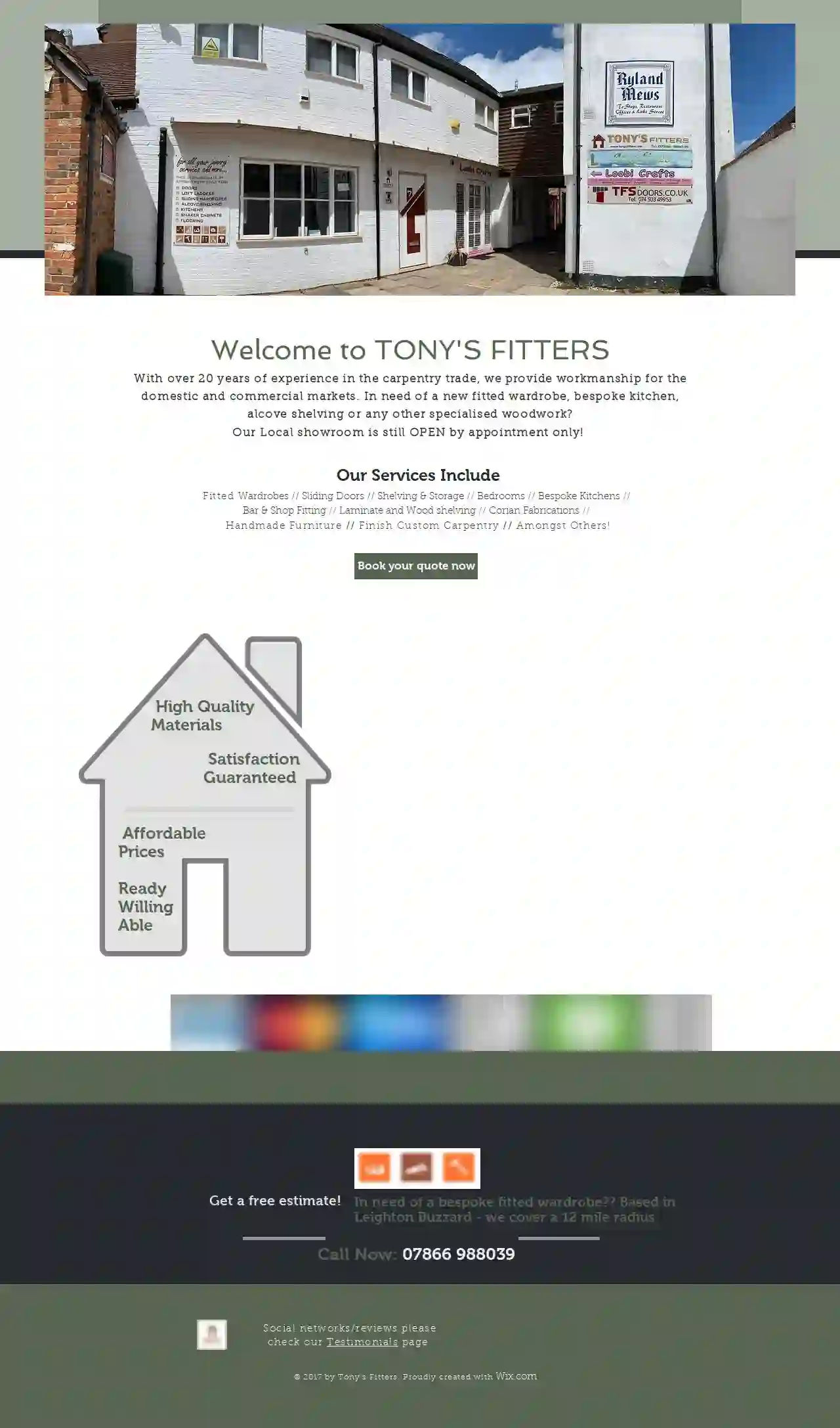 TONY'S FITTERS LIMITED