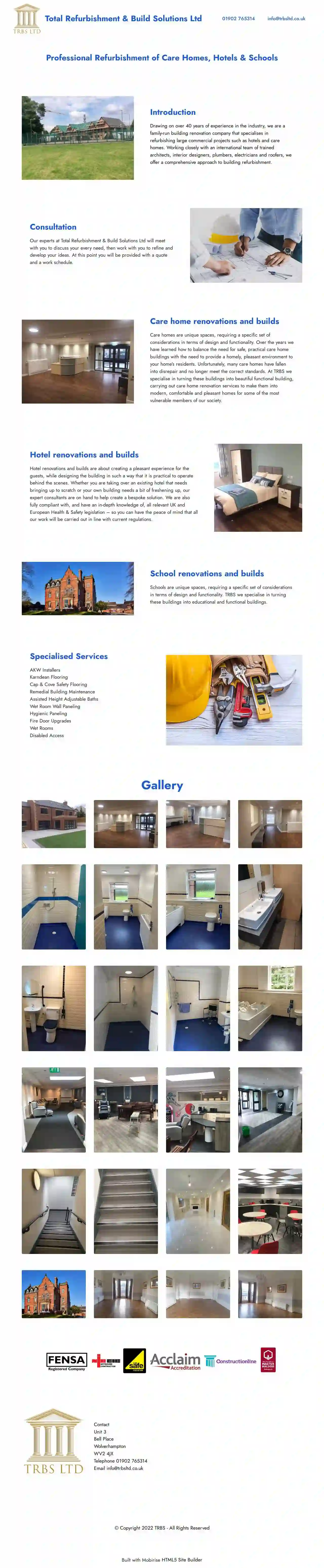 Total Refurbishment & Build Solutions Ltd