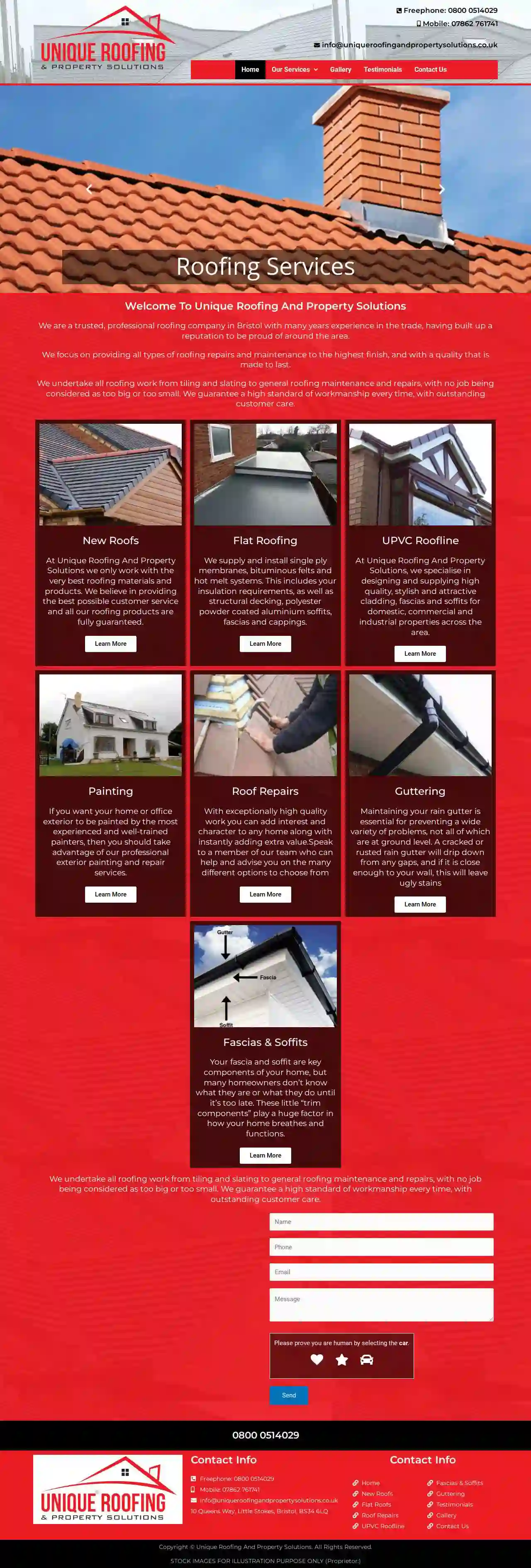 Unique Roofing And Property Solutions